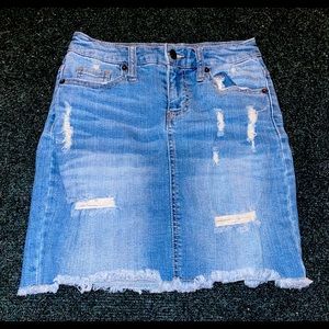 Blue Jean skirt, size 4.